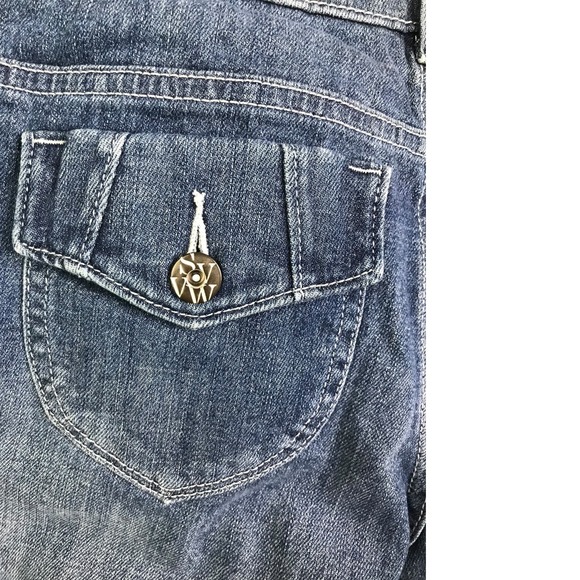 Simply Vera Vera Wang Women's Jeans Straight Leg Blue Denim Pants Cotton Sz‎ 4 - Picture 3 of 8